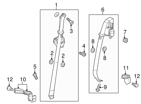 Terrain REAR SEAT BELTS