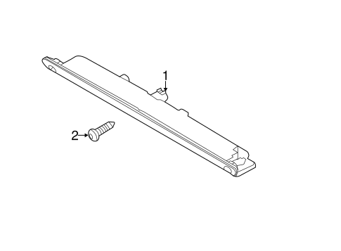 Electrical/High Mounted Stop Lamp for 2012 Ford Focus #1