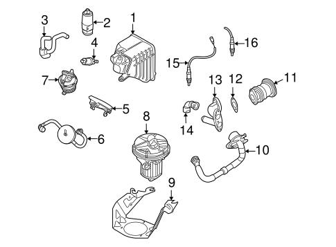 Cayenne EMISSION COMPONENTS