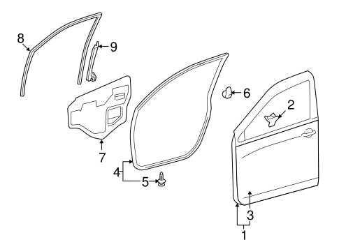 BODY/DOOR & COMPONENTS for 2008 Toyota RAV4 #2
