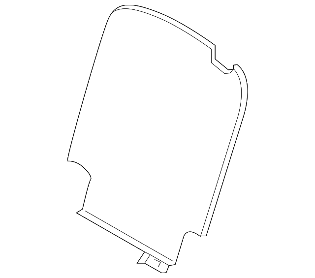 39827900 Деталь SEAT BACK PANEL, LEFT
