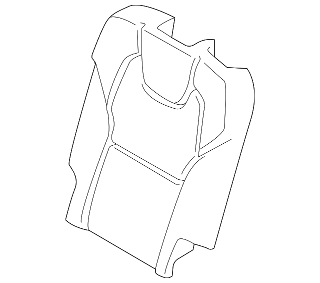 31377174 Деталь SEAT BACK PAD, LEFT