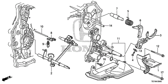 TRANSMISSION - AUTOMATIC/AT SHIFT FORK (V6) for 2012 Honda ACCORD COUPE #1