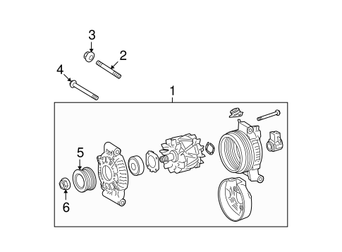 Alternator for 2010 Lexus IS F #0