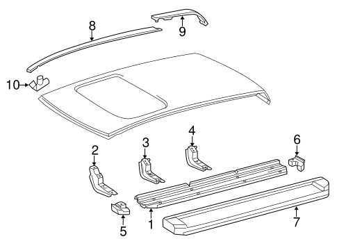 BODY/EXTERIOR TRIM - CAB for 2014 Toyota Tundra #1