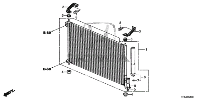 A/C Condenser for 2012 Honda Civic #0