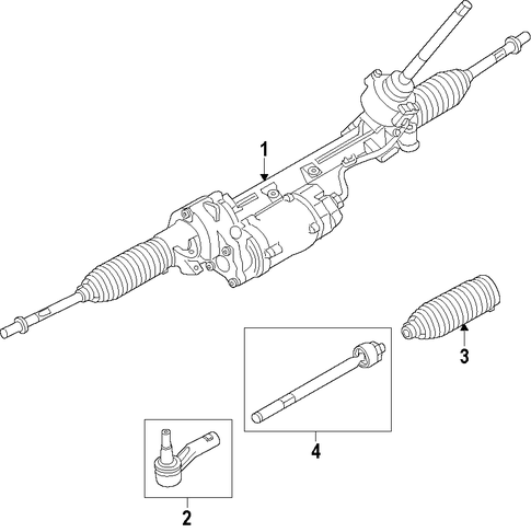 Range Rover Evoque STEERING GEAR & LINKAGE 2