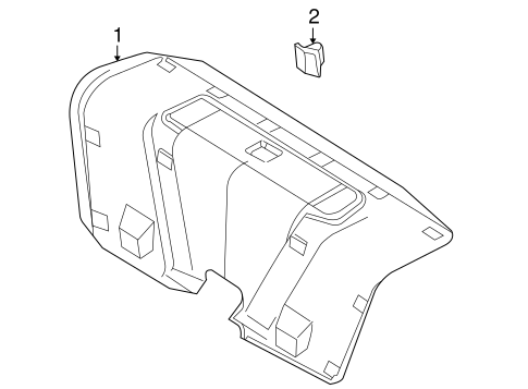 S80 INTERIOR TRIM - TRUNK