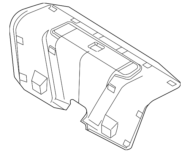 8684540 Деталь TRUNK LID TRIM
