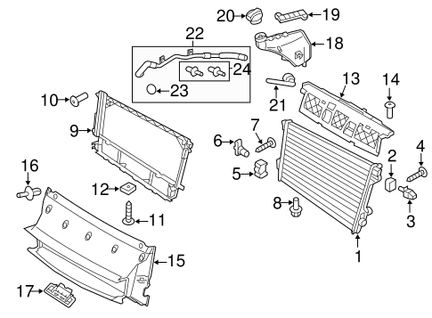 Panamera RADIATOR & COMPONENTS