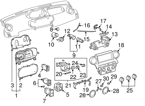 ELECTRICAL/MIRRORS for 2005 Scion xA #1