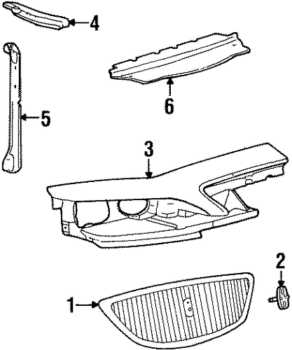 Mark VIII GRILLE & COMPONENTS