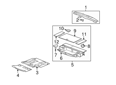 Outlook INTERIOR TRIM - REAR BODY