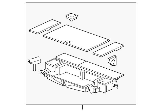 25878202 Деталь STORAGE TRAY