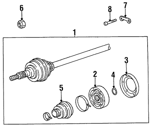 911 DRIVE AXLES
