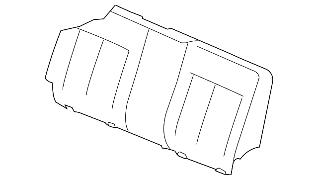 1RQ551D5AA Деталь SEAT BACK COVER, LEFT