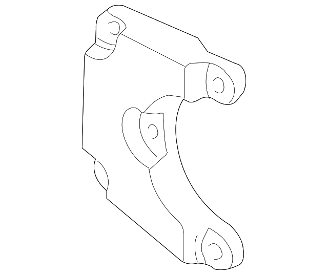 QVU000020 Деталь POWER STEERING PUMP FRONT BRACKET