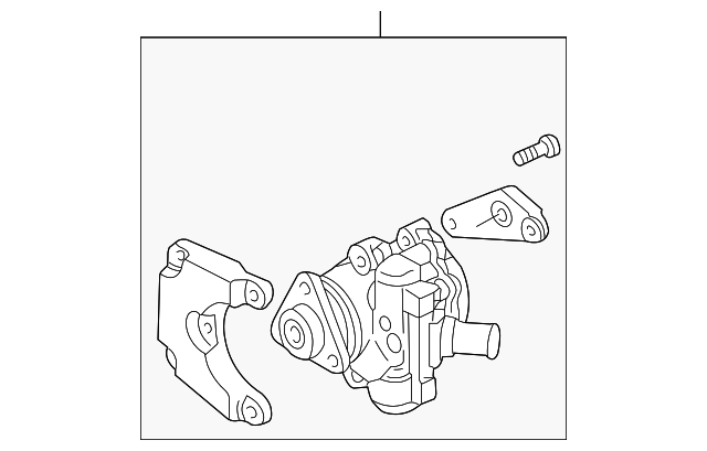 QVB000110 Деталь POWER STEERING PUMP