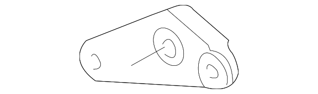 QVU000030 Деталь POWER STEERING PUMP REAR BRACKET