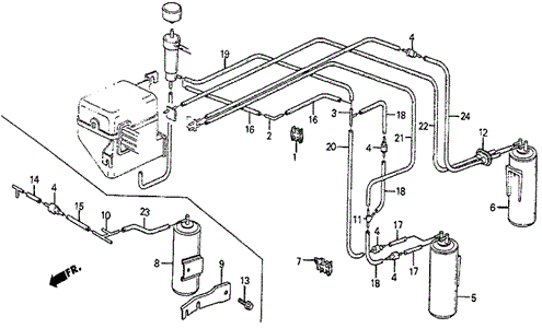 Surge Tank ('84-'87 DX) for 1984 Honda Prelude #0