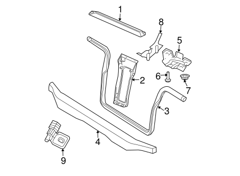 Liberty RADIATOR SUPPORT