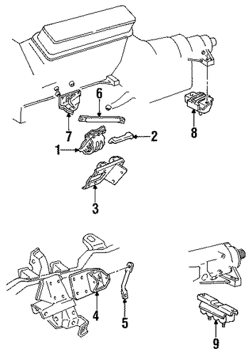 C1500 Pickup ENGINE & TRANS MOUNTING