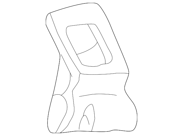 F6DZ18A000A Деталь SHOCK MOUNT, RIGHT