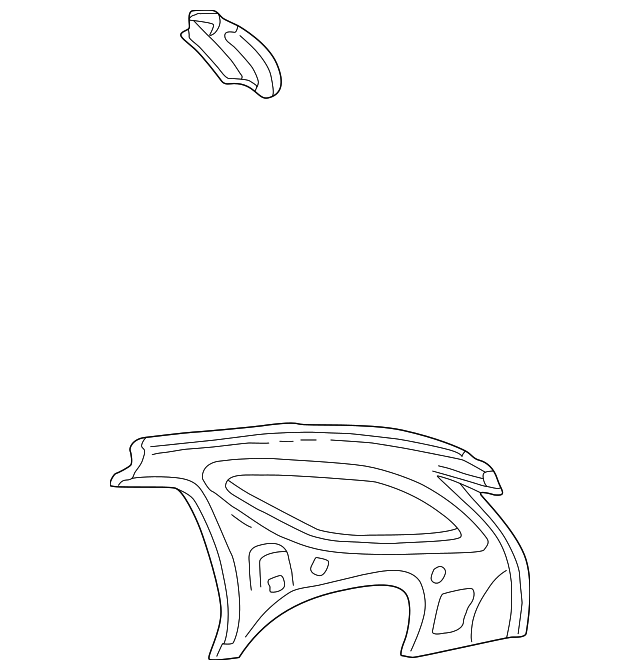 YF1Z7427791AA Деталь INNER PANEL, LEFT