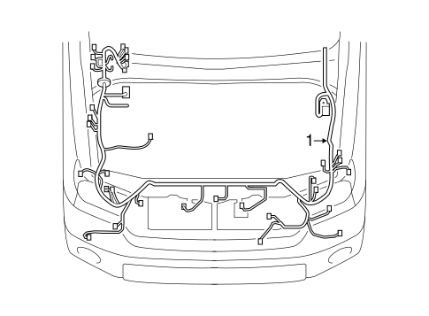 ELECTRICAL/WIRING HARNESS for 2010 Toyota Tundra #1