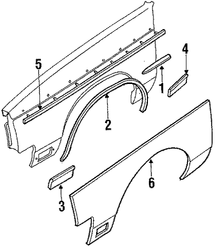 Custom Cruiser EXTERIOR TRIM - FENDER