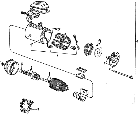 Starter for 1987 Ford Aerostar #0