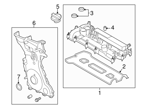Fusion VALVE & TIMING COVERS