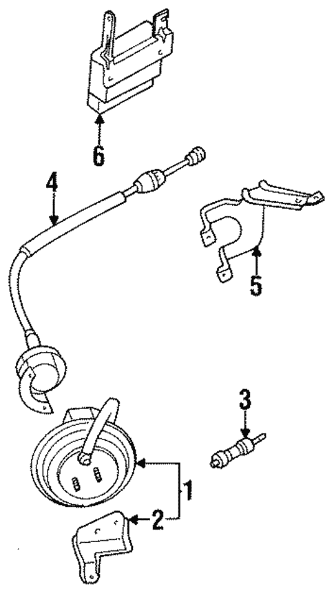 Cruise Control System for 1993 Ford Probe #0
