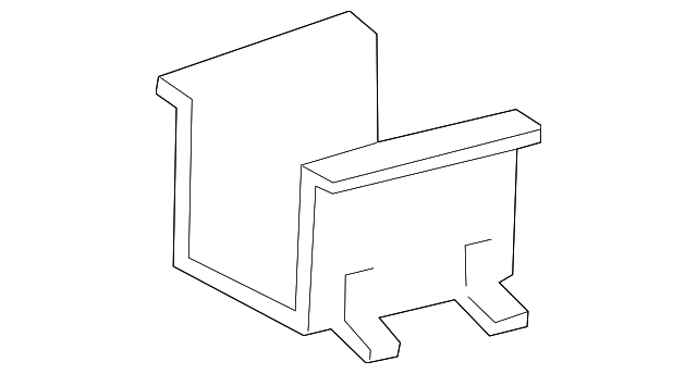 YF1Z54045B34AA Деталь CONSOLE MOUNT BRACKET