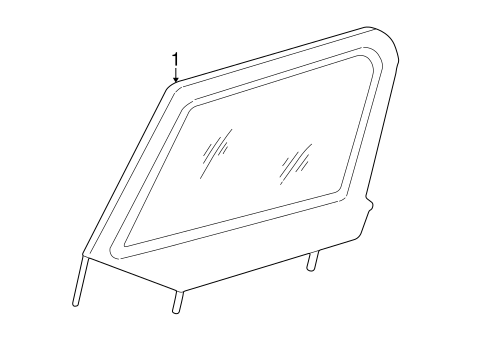 Wrangler GLASS - DOOR