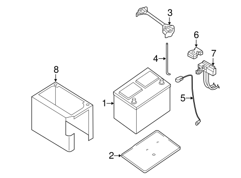 ELECTRICAL/BATTERY for 2012 Nissan Frontier #1