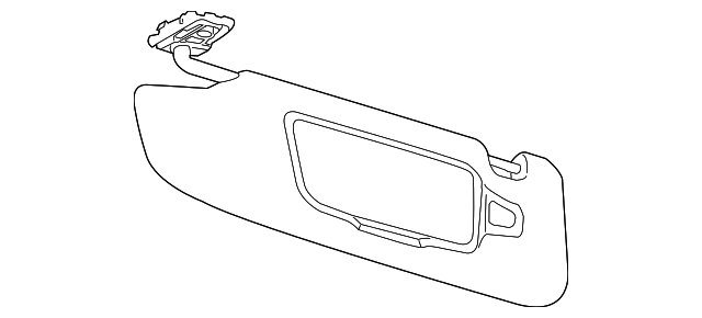 991-731-031-23-OJ8 Деталь SUNVISOR, LEFT