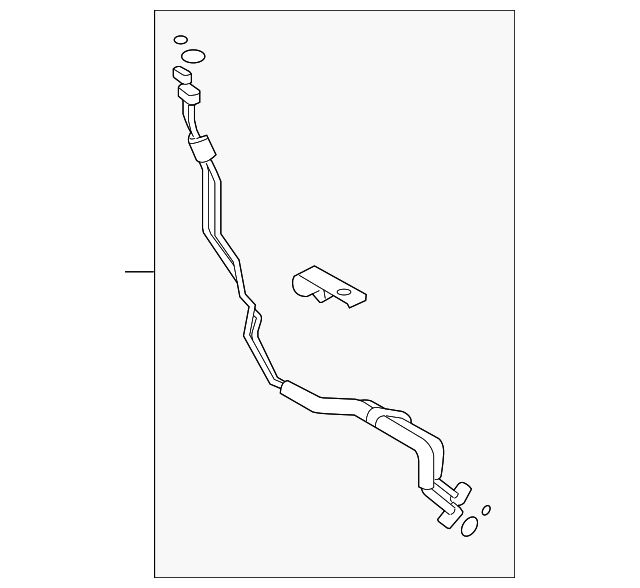 LR029190 Деталь FRONT AC LINE