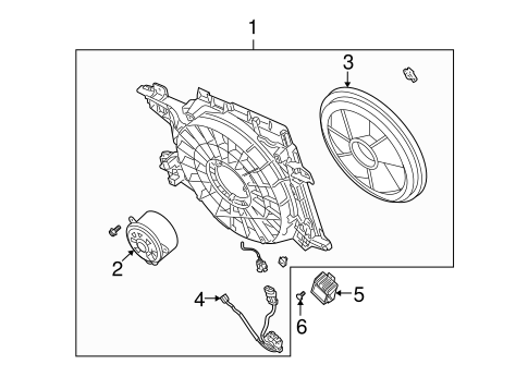 Cooling Fan for 2005 Chevrolet Corvette #0