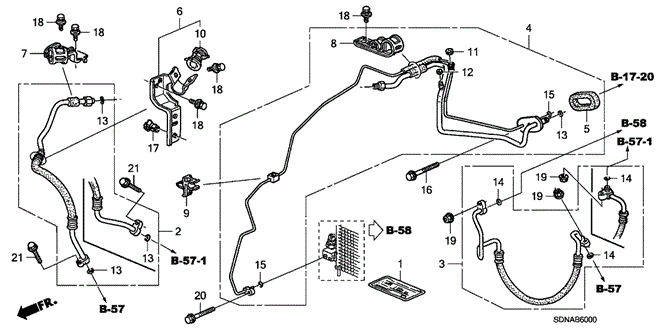 Body/Air Conditioning/A/C Hoses - Pipes for 2007 Honda ACCORD COUPE #1