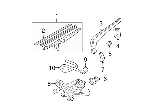 ELECTRICAL/WIPERS for 2004 Toyota 4Runner #2