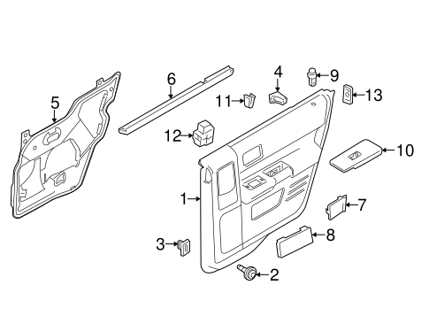 Electrical/Rear Door for 2013 Ford Flex #2