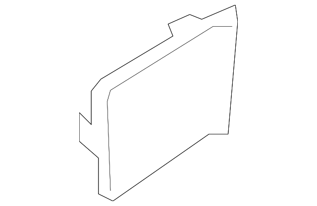 BA8Z-7422621-AA HANDLE BEZEL, LEFT