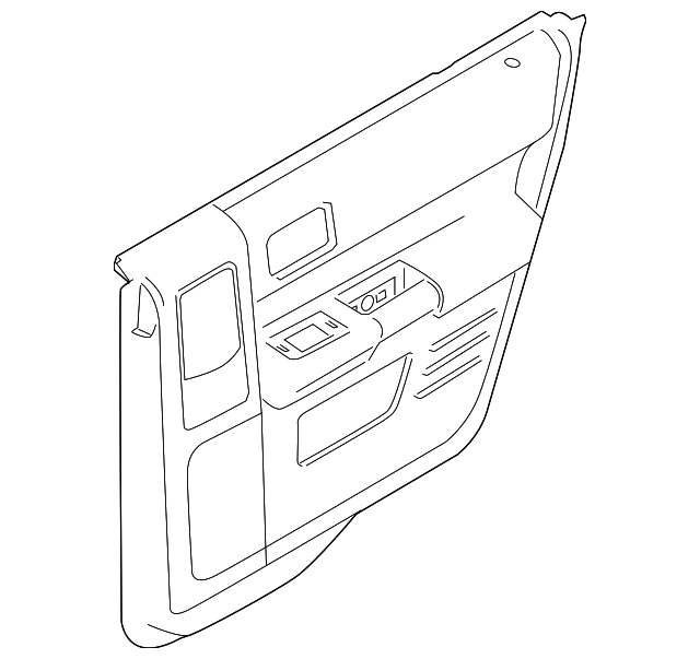 DA8Z-7427407-AA DOOR TRIM PANEL, LEFT