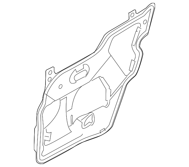 AA8Z-7437458-A WATER SHIELD, RIGHT