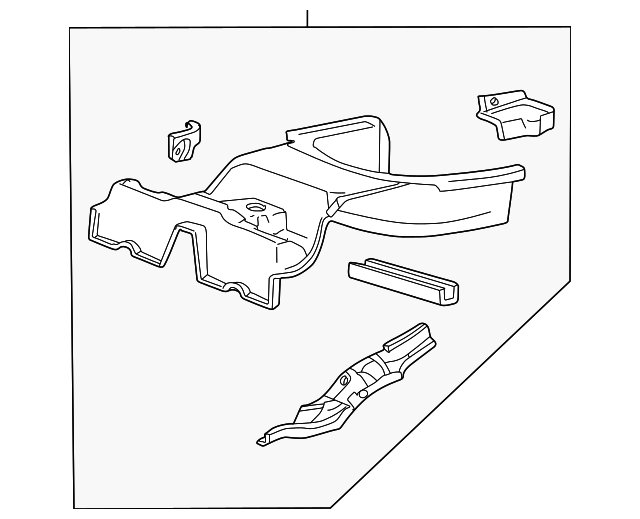 1W4Z5411215AA Деталь REAR FLOOR PAN