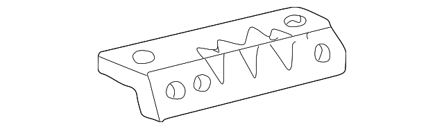 XW4Z5411250AA Деталь FLOOR EXTN, RIGHT