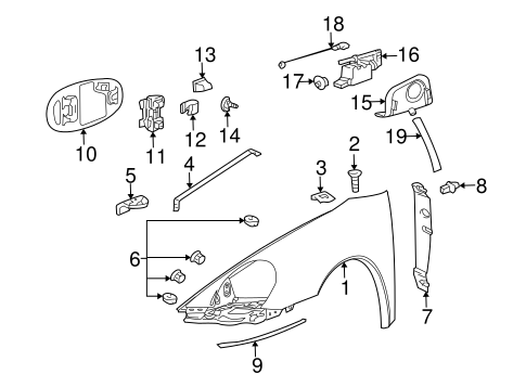 911 FENDER & COMPONENTS