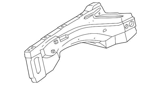 1L5Z-16K007-BA Деталь UPPER RAIL, LEFT