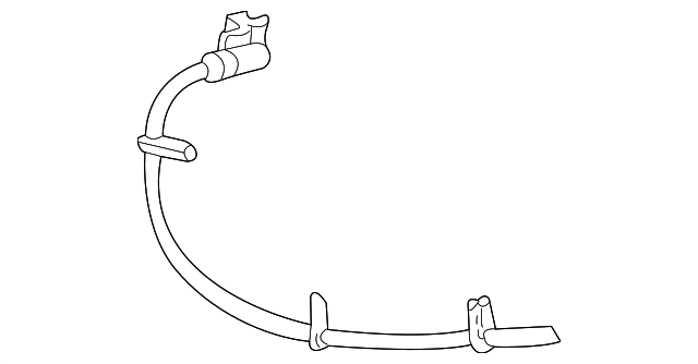 3W4Z-2078-AA BRAKE HOSE, LEFT